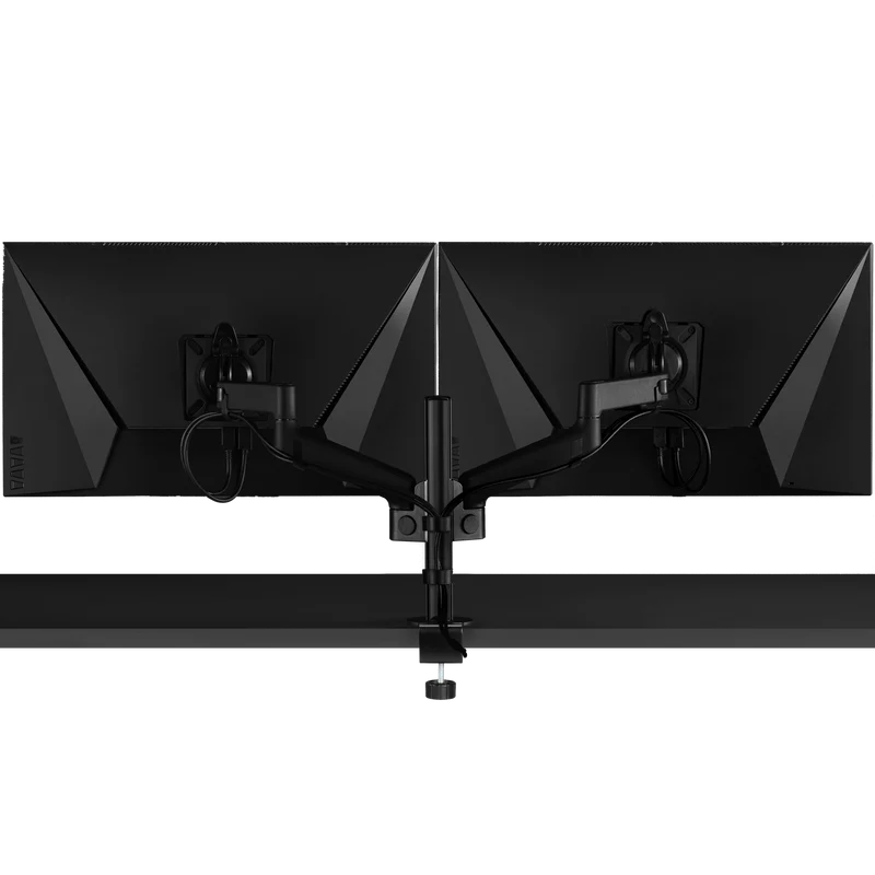 Braccio porta monitor per gaming Lima Dual - Nero
