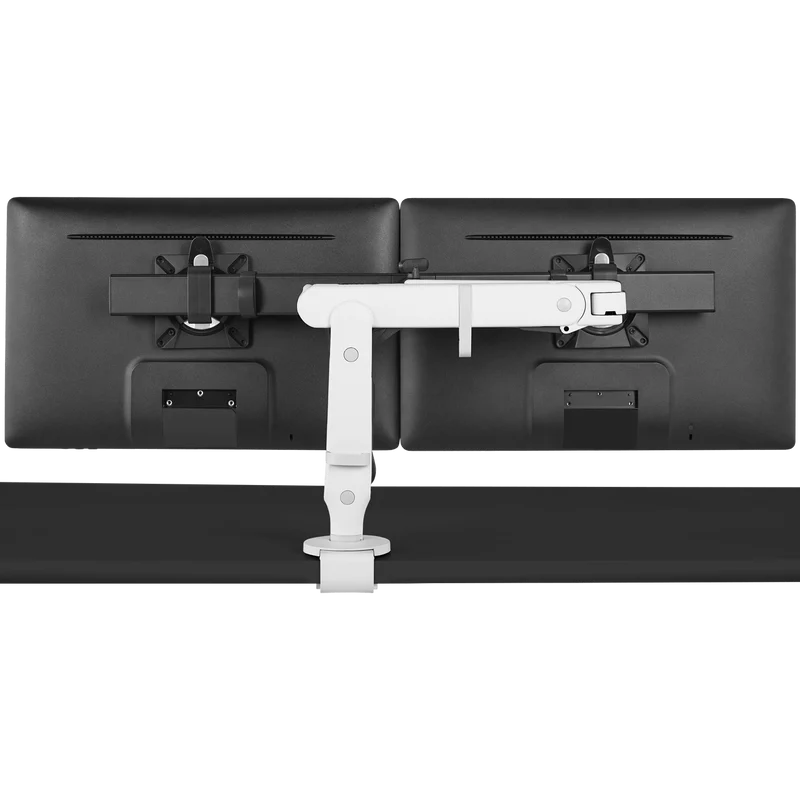 Braccio porta monitor Ollin Dual per gaming - Bianco