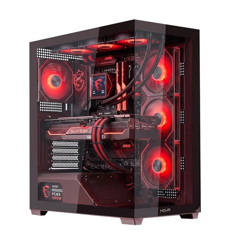 BREUNOR OBLIVION- PC Gaming Ryzen 7 5800X , RX 9060XT 16GB GDDR6, SSD 1000GB NVMe, RAM 32GB , Dissipatore a liquido 360mm, Windows 11 PRO