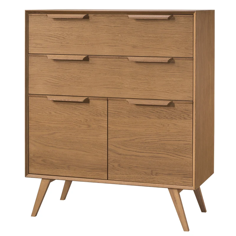 Comodino in rovere LEO 15 | LoftStory