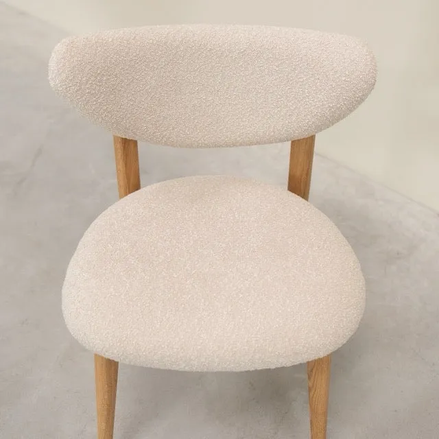 Set di sedie in rovere massiccio “Nube” | NordicStory