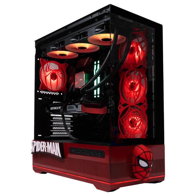 BREUNOR SPIDER - PC Gaming Intel i5 14600K 5.30 GHz, RTX 5060Ti 16GB, Ram 32GB DDR5 6000Mhz, SSD 1000GB NVMe, Dissipatore a Liquido 360mm, Windows 11 Pro
