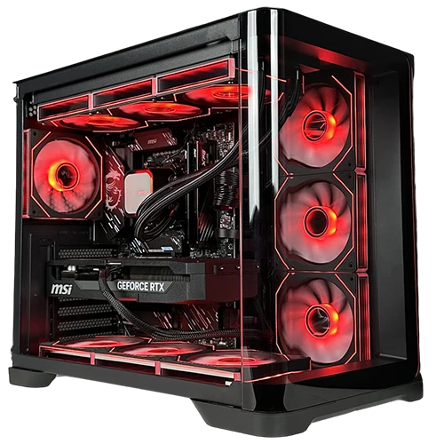BREUNOR SPARTAN - PC Gaming Ryzen 7 9850X3D, RTX 5080 16GB, Ram 32GB DDR5 6000MHz, SSD 2000GB NVMe, Dissipatore a Liquido 360mm, Windows 11 Pro