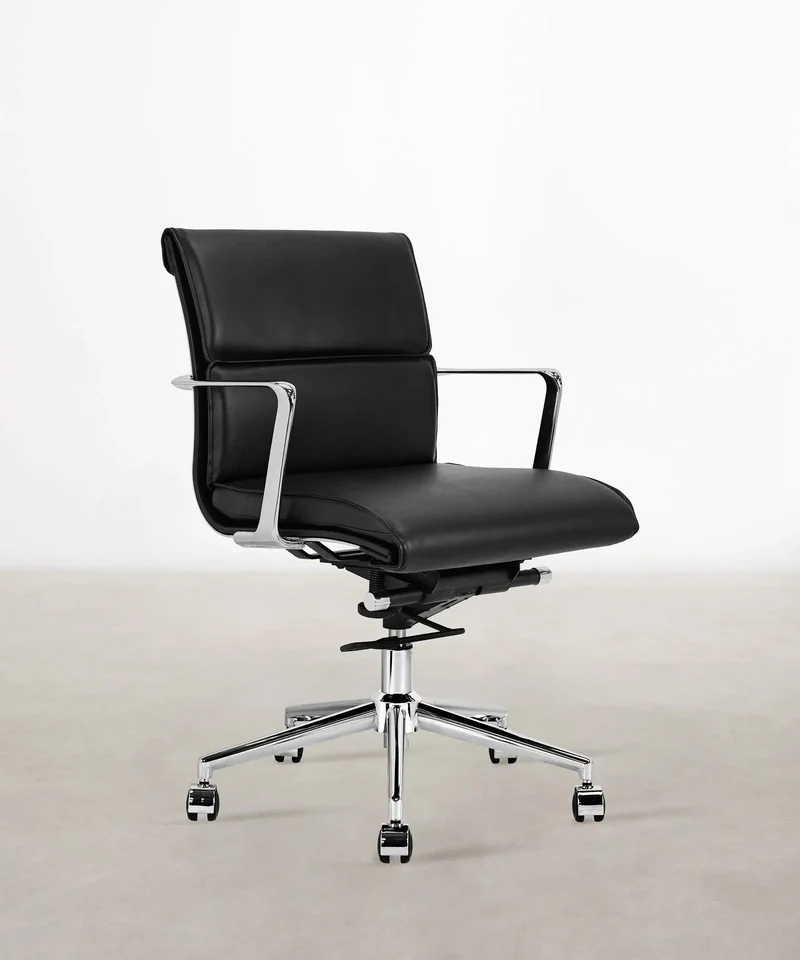 Silla de Oficina en Polipiel Low Base Enid