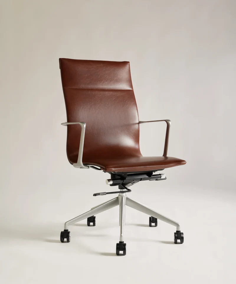 Silla de oficina en Polipiel High Back Miller
