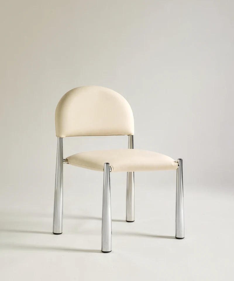 Silla de Comedor en Metal Tapizada Blair PU