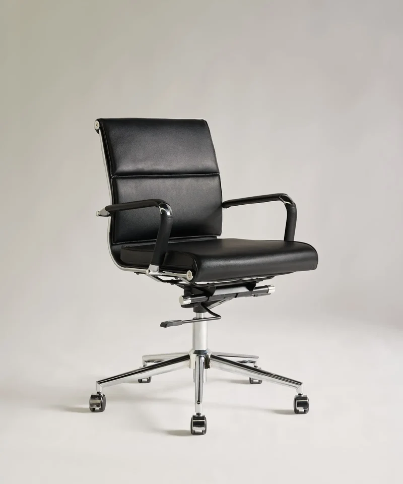 Silla de Oficina en Piel Kane Low Base