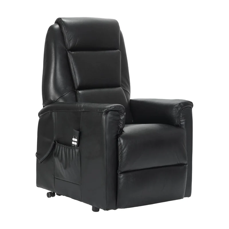 Rebecca2 in Pelle Poltrona Relax Elettrica alzapersona 2 motori con 2 ruote Detraibile 19%