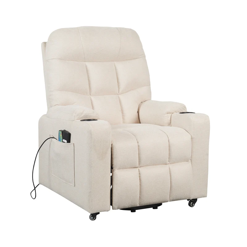Patty2 Poltrona Relax alzapersona 2 motori Vibromassaggio e Riscaldamento Detraibile 19% Kit 4 ruote