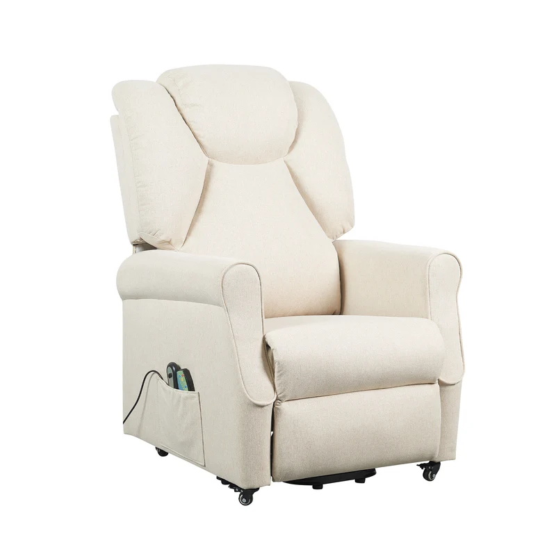 Angela1 Poltrona relax alzapersona 1 motore Vibromassaggio Riscaldamento Detraibile 19% Kit 4 ruote