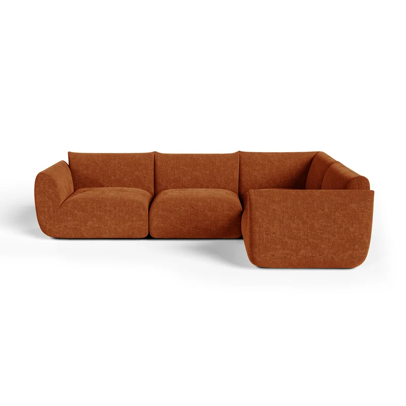 Canapé d'angle droit modulable 5-6 places NOOMA