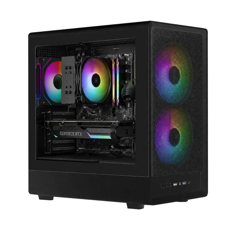 BREUNOR SPECTER - PC Gaming Ryzen 7 5800X 8 core, RTX 5060 8GB, Ram 32Gb 3200MHz, SSD NVMe 1000GB, Dissipatore a torre, Wifi,Windows 11 pro