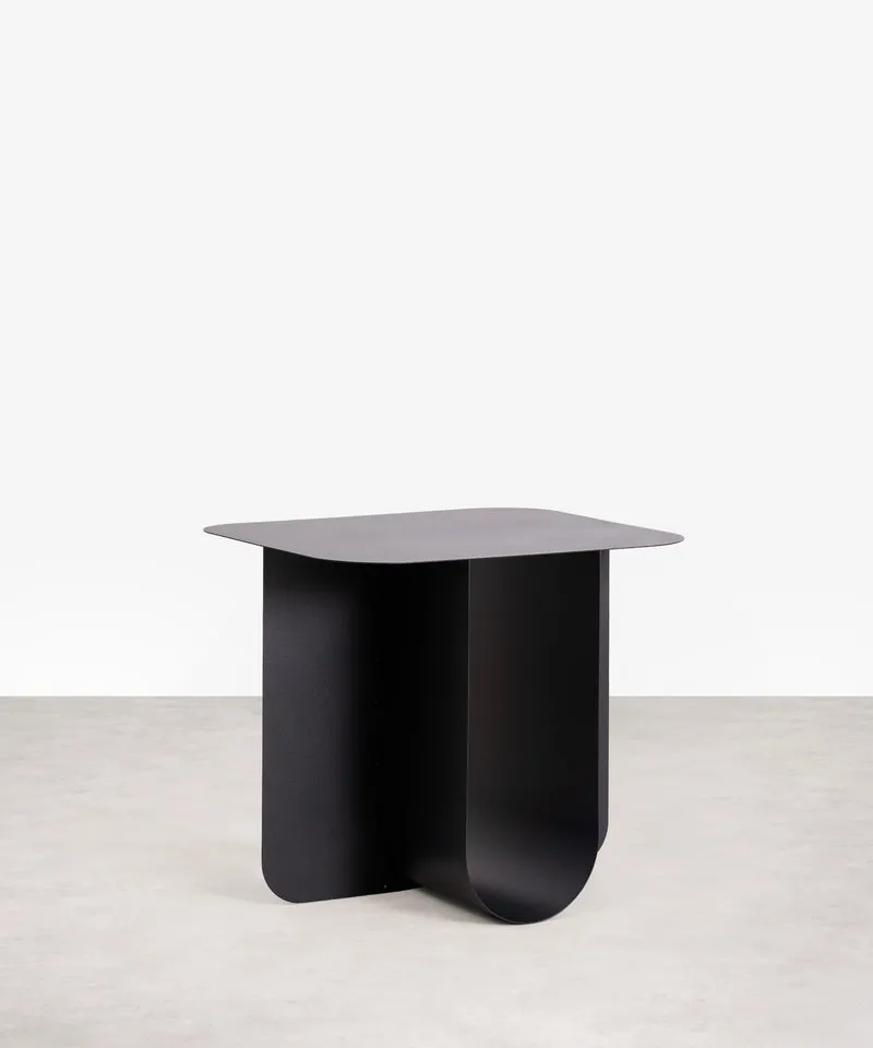 Mesita auxiliar de metal Kala (44x40x39 cm)