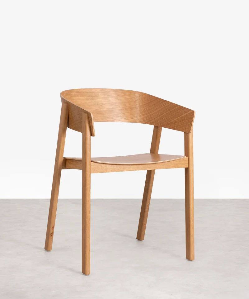 Silla de comedor en Madera con Reposabrazos Isabella