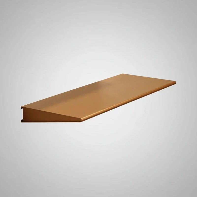 Mensola design moderno Wing in acciaio 60 cm o 90 cm
