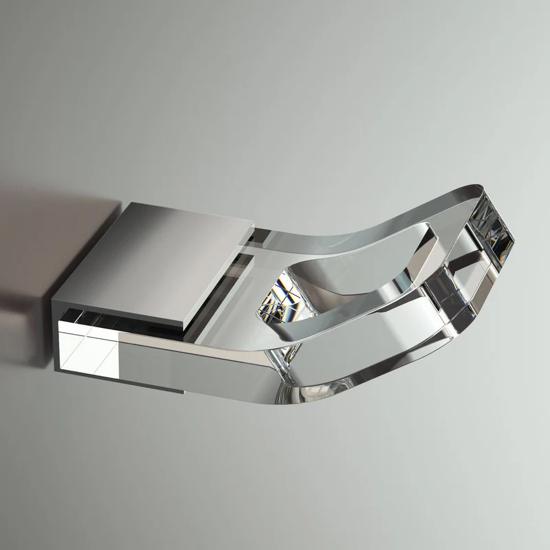 Appendiabiti da parete in plexiglass Casper One