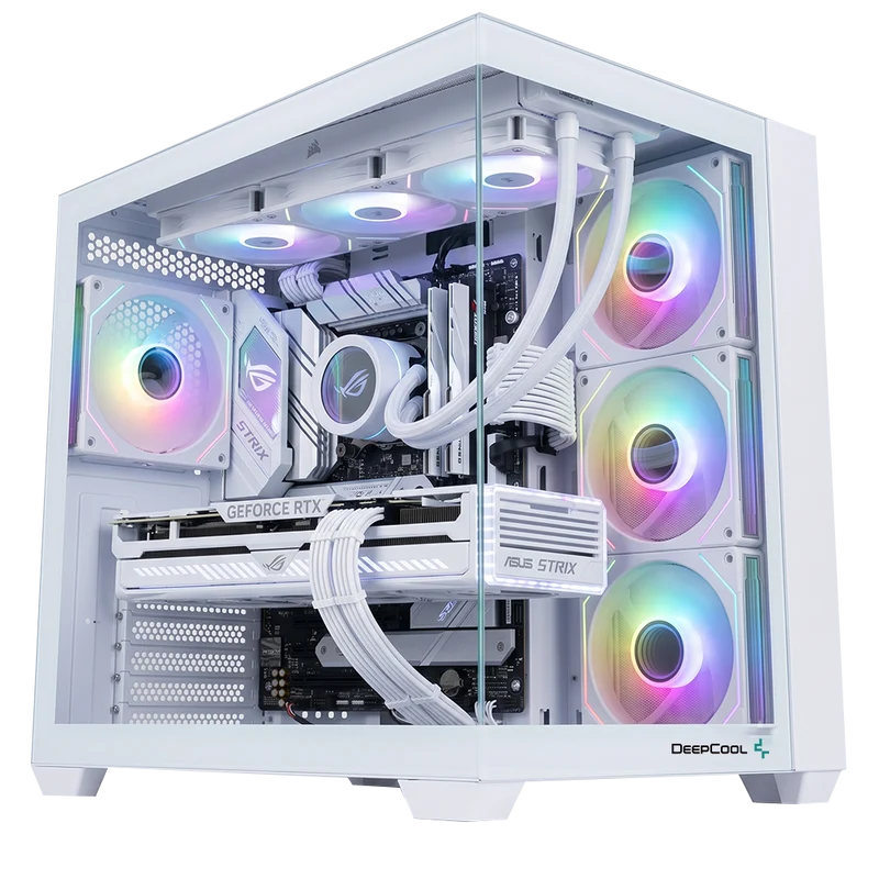 BREUNOR GORDON - PC Gaming Ryzen 7 9850X3D, RTX 5080 16GB, RAM 32GB DDr5 6000MHz WHITE, SSD 2000GB NVMe, Dissipatore a Liquido 360mm WHITE, Windows 11 PRO