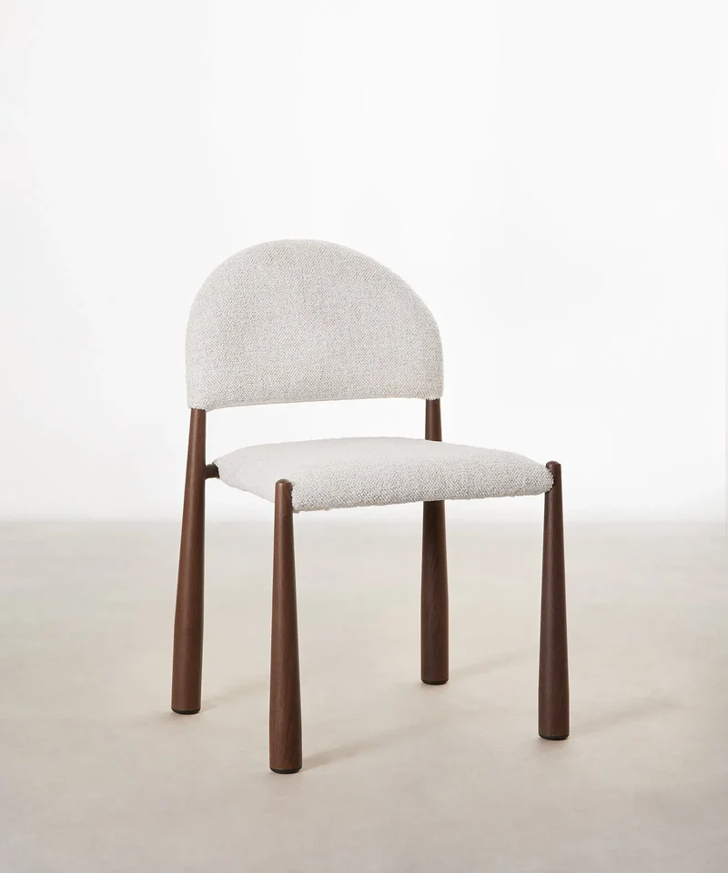 Silla de Comedor en Metal Tapizada Blair