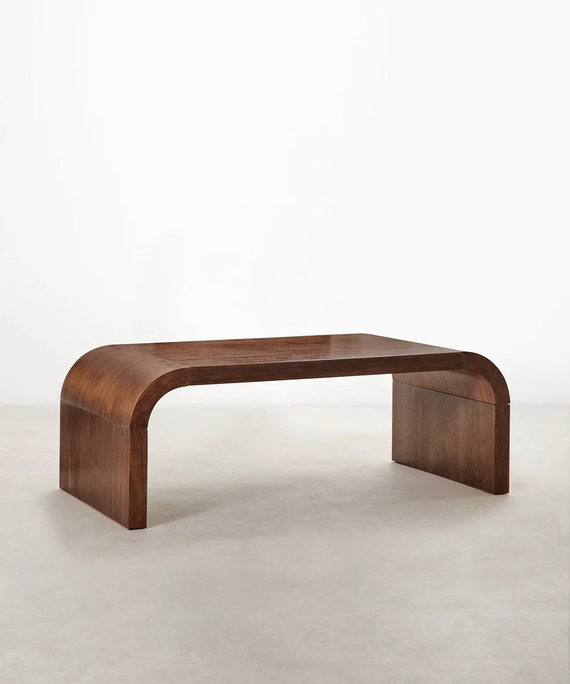 Mesa de Centro Rectangular en Madera Jade (110 cm)