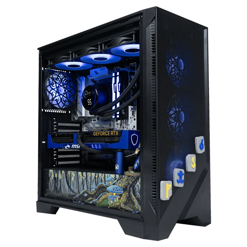 BREUNOR WORLD OF WARCRAFT - Pc Gaming Ryzen 7 9800X3D, RTX 5070 12GB LIMITED EDITION , Ram 32Gb DDR5 , SSD 1TB, LIQUID 360MM LCD , W11 PRO