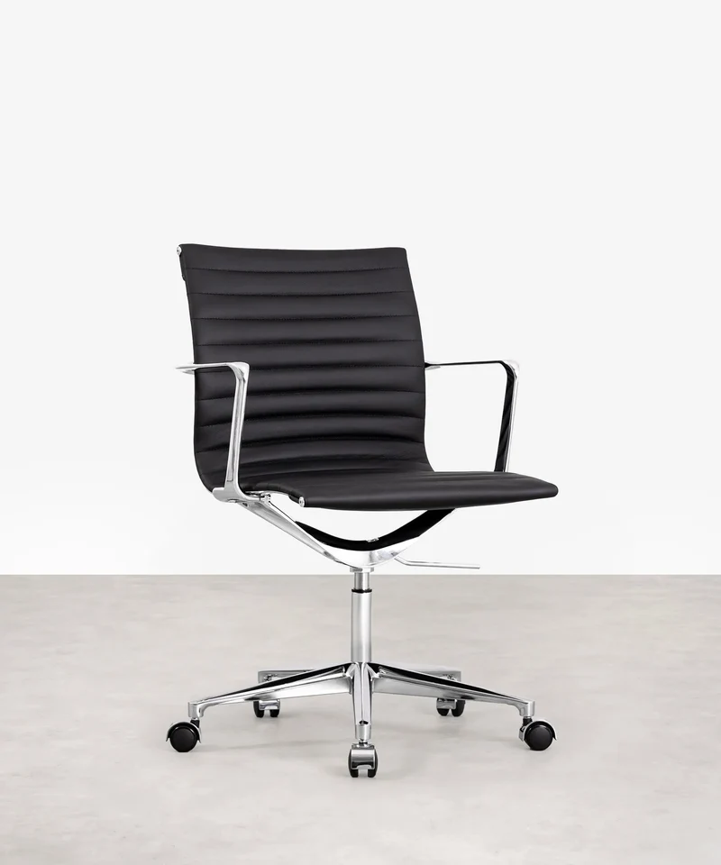 Silla de Oficina en Piel Low Base Baltimore