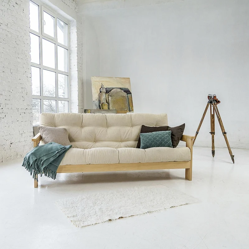 Divano letto in legno massello Kolari
