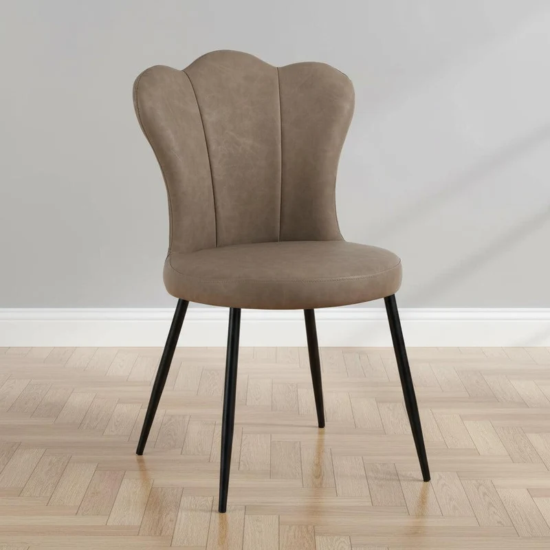 Set 4 sedie imbottite Tarja Sand