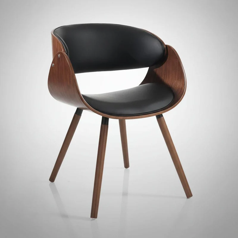 Sedia da cucina in legno Once Evo Black