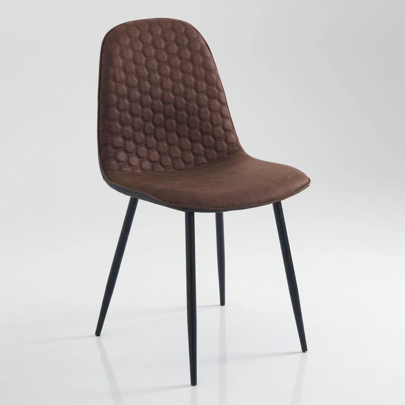 Set 4 sedie imbottite Lazing Brown