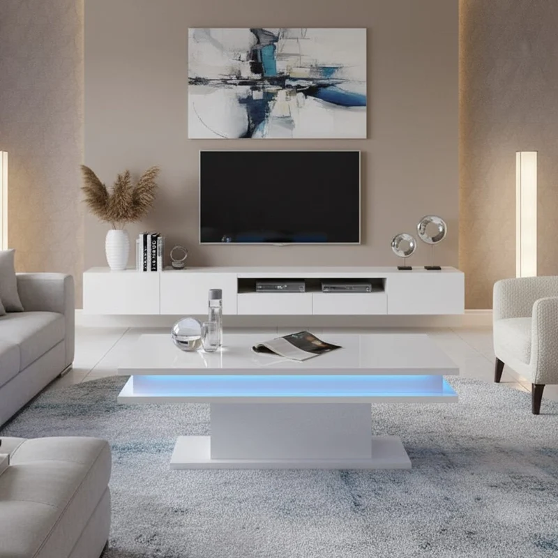 Tavolino da salotto con illuminazione Grem LED
