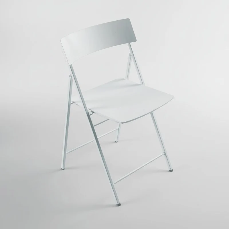 Set 6 sedie pieghevoli con carrello Kurt