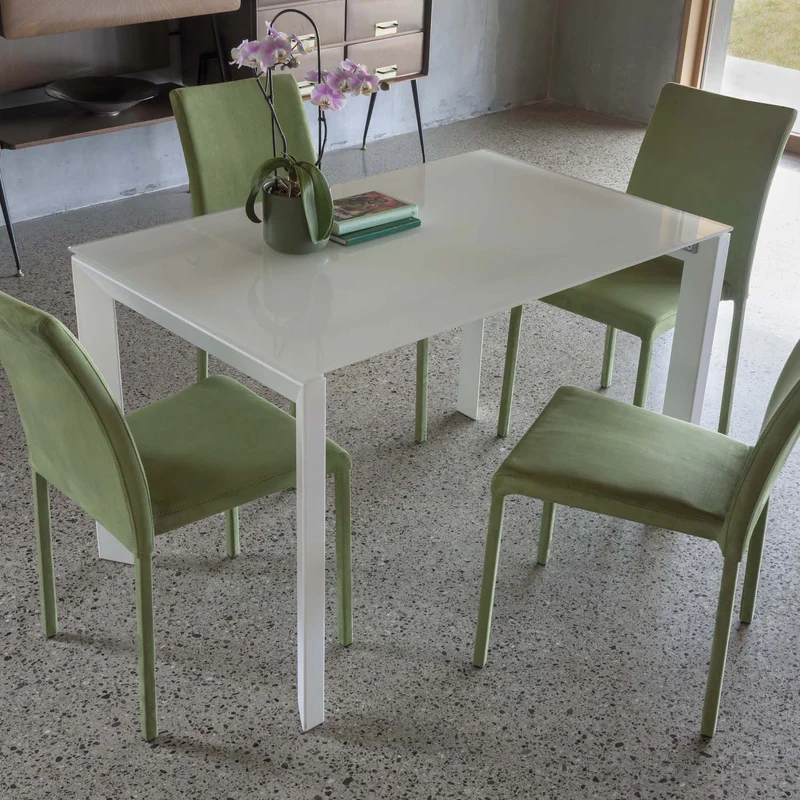 Tavolo da cucina allungabile Devis Vetro