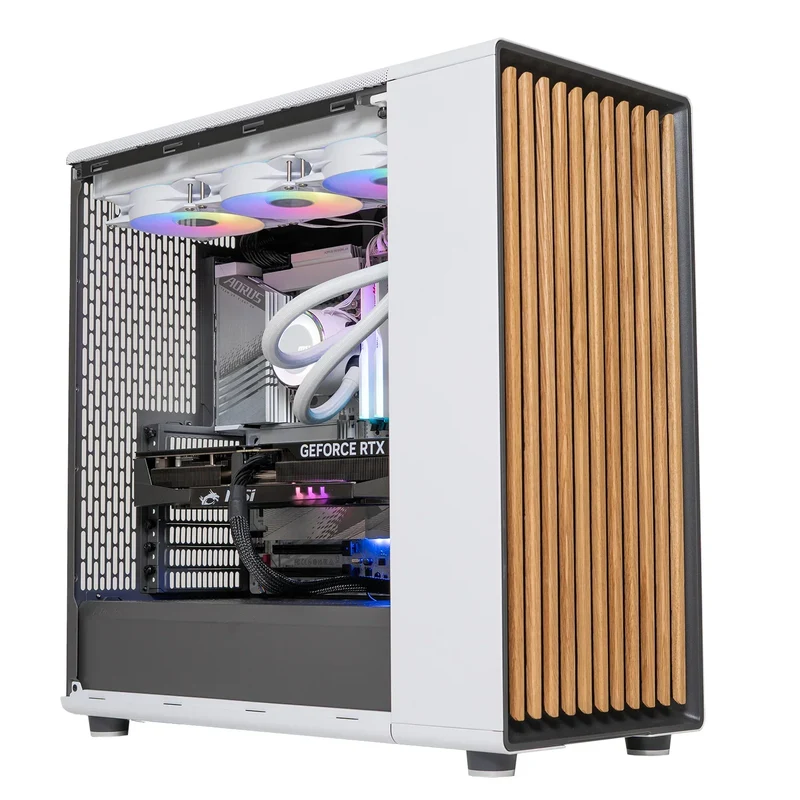 BREUNOR FRACTAL V1 - PC Gaming i9 14900K, RTX 5070 12GB, Ram 32Gb DDr5 6000MHz, SSD NVMe 1000Gb, AIO 360mm, Windows 11 pro