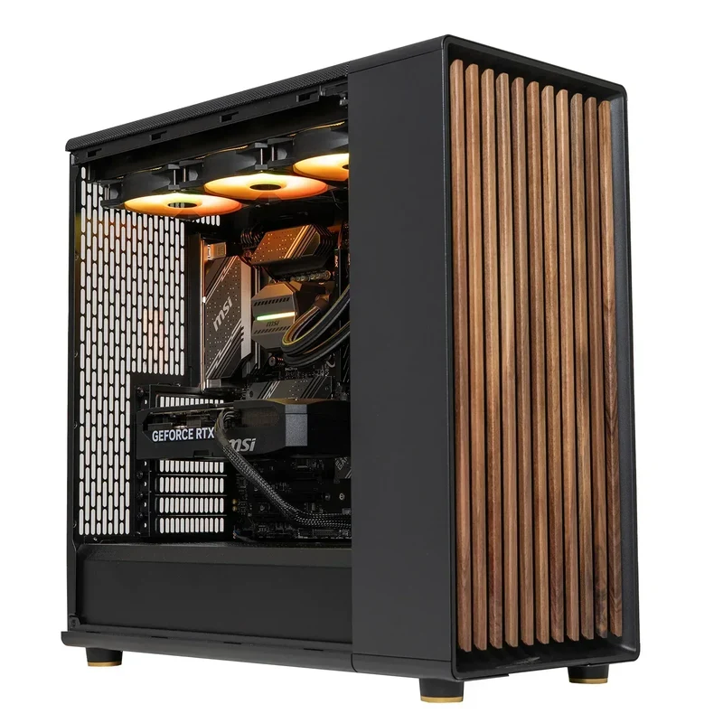 BREUNOR FRACTAL V2 - PC Gaming i7 14700K , RTX 5070 12GB, Ram 32Gb DDr5 6000MHz, SSD NVMe 1000Gb, Dissipatore a liquido 240mm, Windows 11 pro