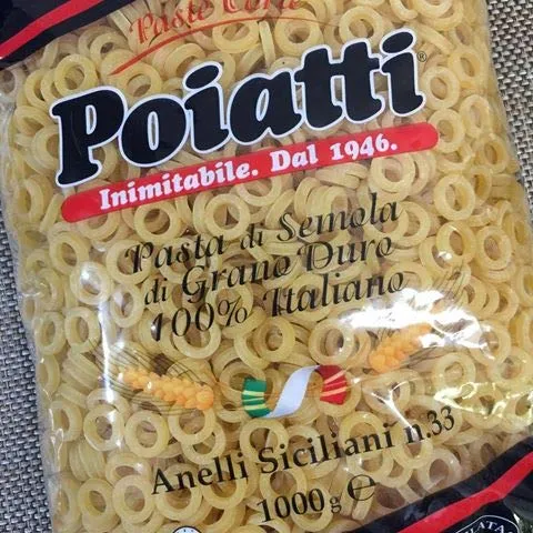 Pasta Poiatti Anelli siciliani da kg.1 - confezione da 6 pezzi 6 kg