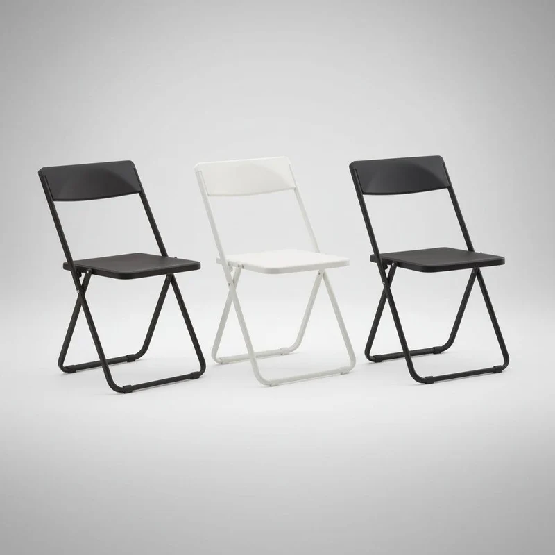 Set 6 sedie pieghevoli con gancio Trixy - OUTLET