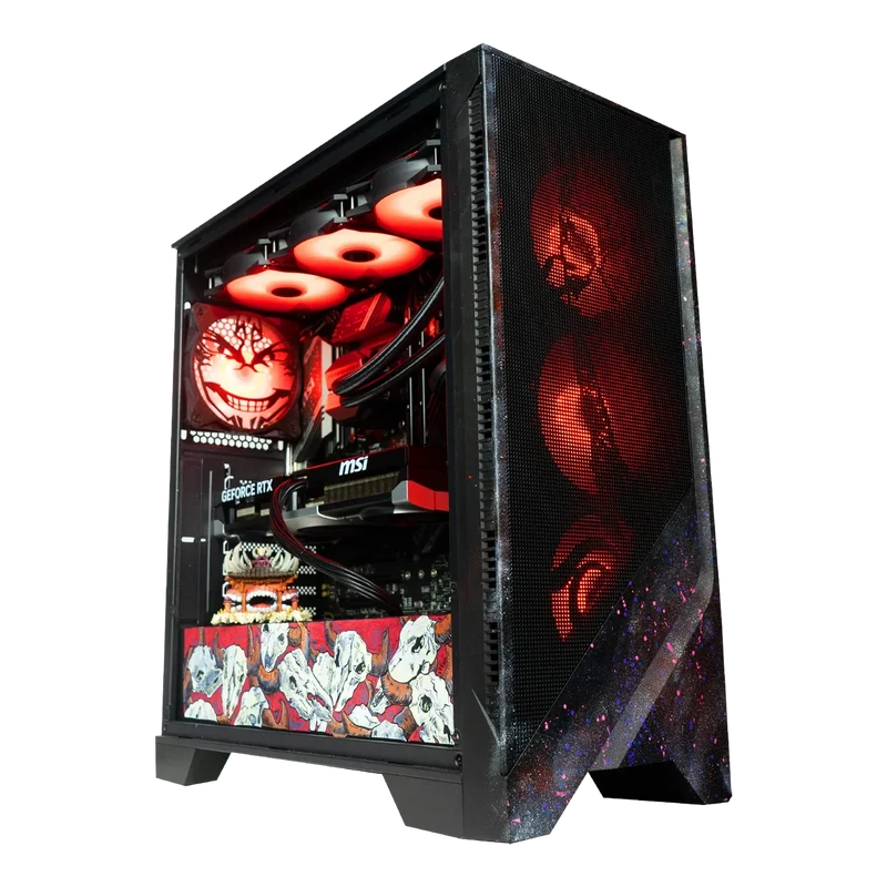 BREUNOR SUKUNA V1 - PC Gaming Intel i9 14900K, RTX 5070 Ti 16GB, RAM 32GB DDr5, SSD 1TB NVMe, Dissipatore a Liquido 360mm, Windows 11 PRO