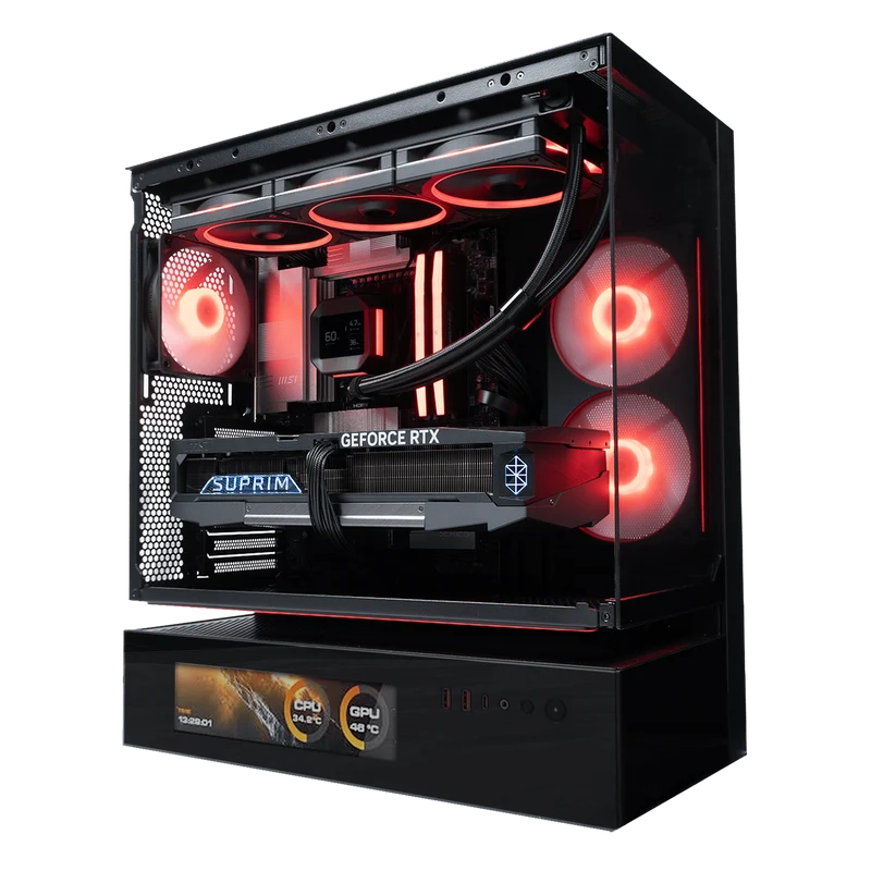 BREUNOR COLOSSUS - PC Gaming Ryzen 7 9850X3D, RTX 5090 32GB , RAM 32GB DDr5 6000MHz, SSD 2000GB NVMe, Dissipatore a Liquido 360mm, Windows 11 PRO