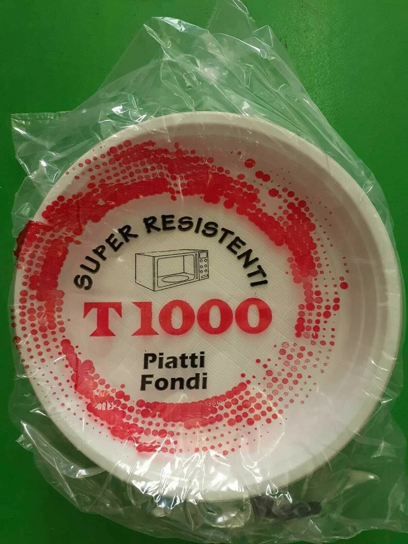 1750 PIATTI DI PLASTICA MONOUSO PIATTO FONDO 50 CONFEZIONI DA 35 CASA VIP Resist