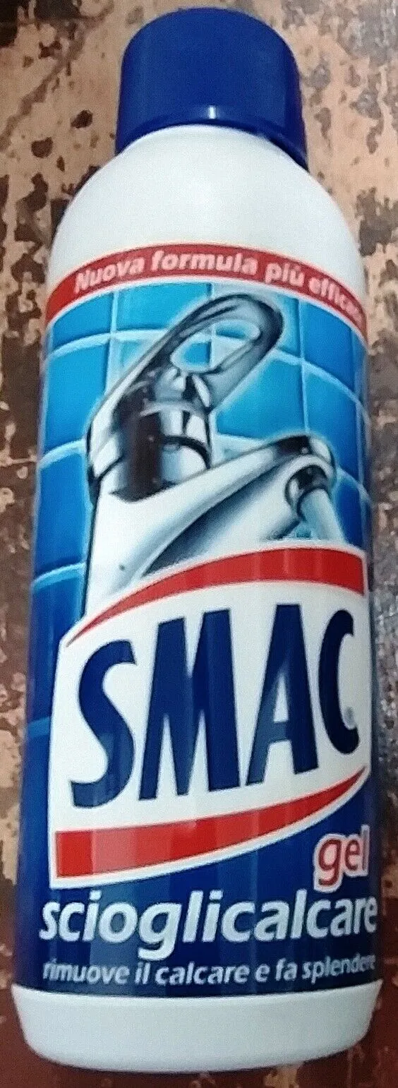 SMAC Scioglicalcare Gel 500 ml Rimuove il calcare da tutte le superfici.x 3 pezz
