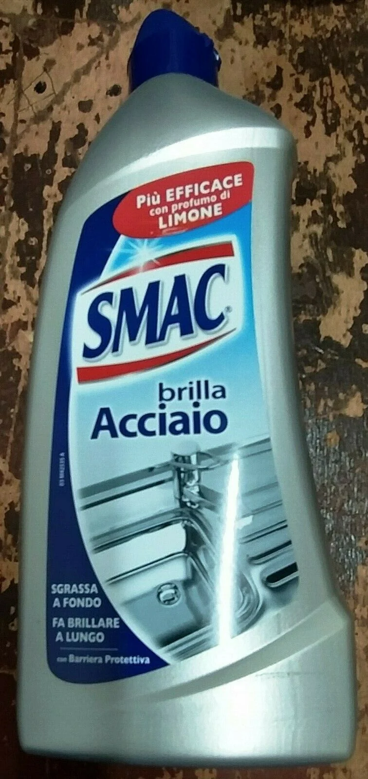 Smac Brilla Acciaio Sgrassatore con Barriera Protettiva Bottiglia 500ml x 3 bott