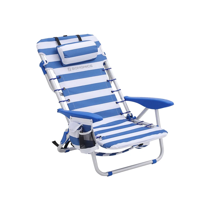 Sedia da Spiaggia in Alluminio Portatile
