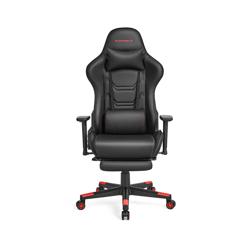 Sedia da Gaming Nero e Rosso