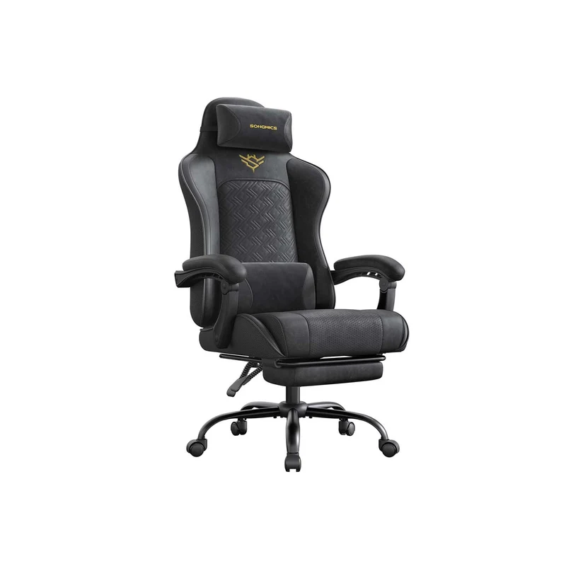 Sedia da Gaming Ergonomica Reclinabile con Poggiapiedi