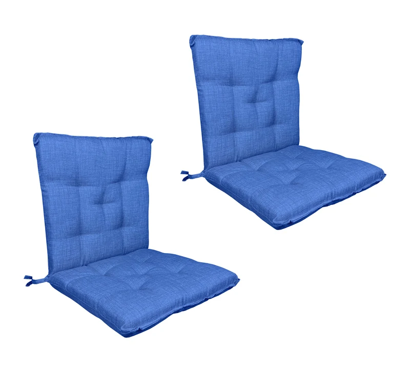 Set Cuscini per Sedia con Schienale ed Elastico 40x80 cm Il Gruppone