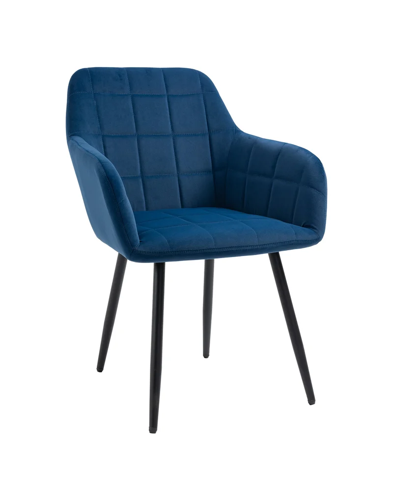 Poltroncina Classica con Braccioli per Camera da Letto in Velluto Design Moderno, con Gambe in Metallo Modello Odette