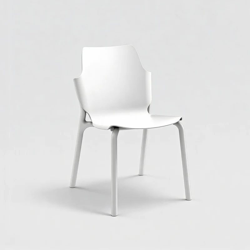 Almar - Set 2 Sedie da esterno bianco ghiaccio stile Moderno