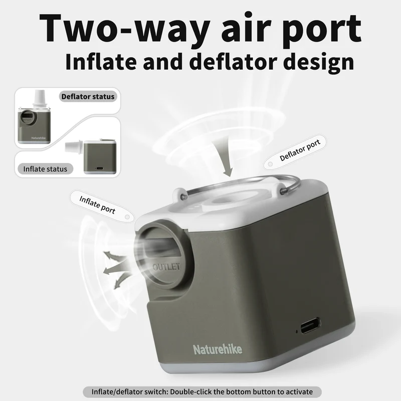 Wind-air™ Compact Rechargeable Multi-Function Air Pump