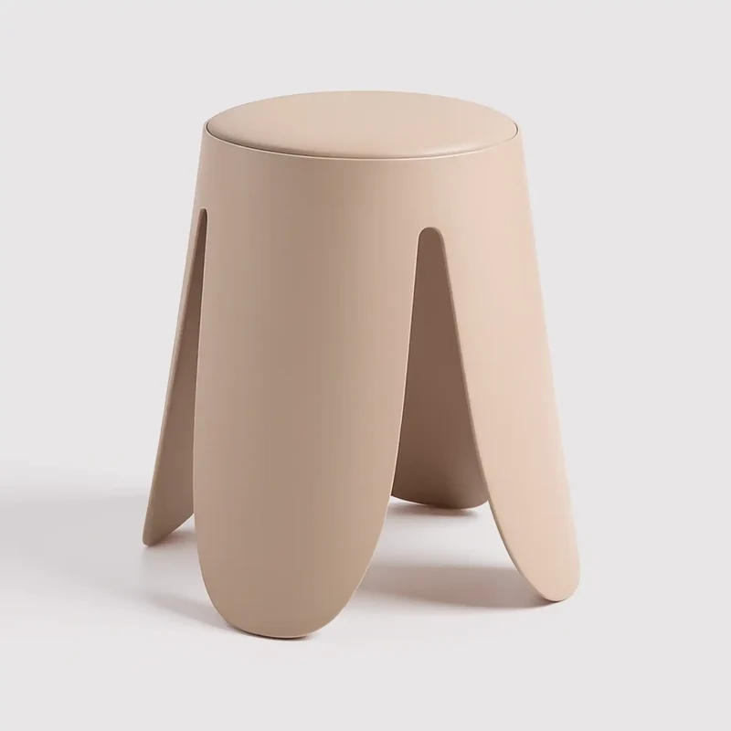 Ambonya - Set 2 sgabelli bassi moderni rosa