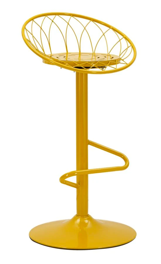 Sgabello da bar in metallo con seduta imbottita design moderno - CLOX